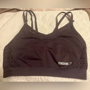 Gymshark Women's Dark Brown Sports Bra